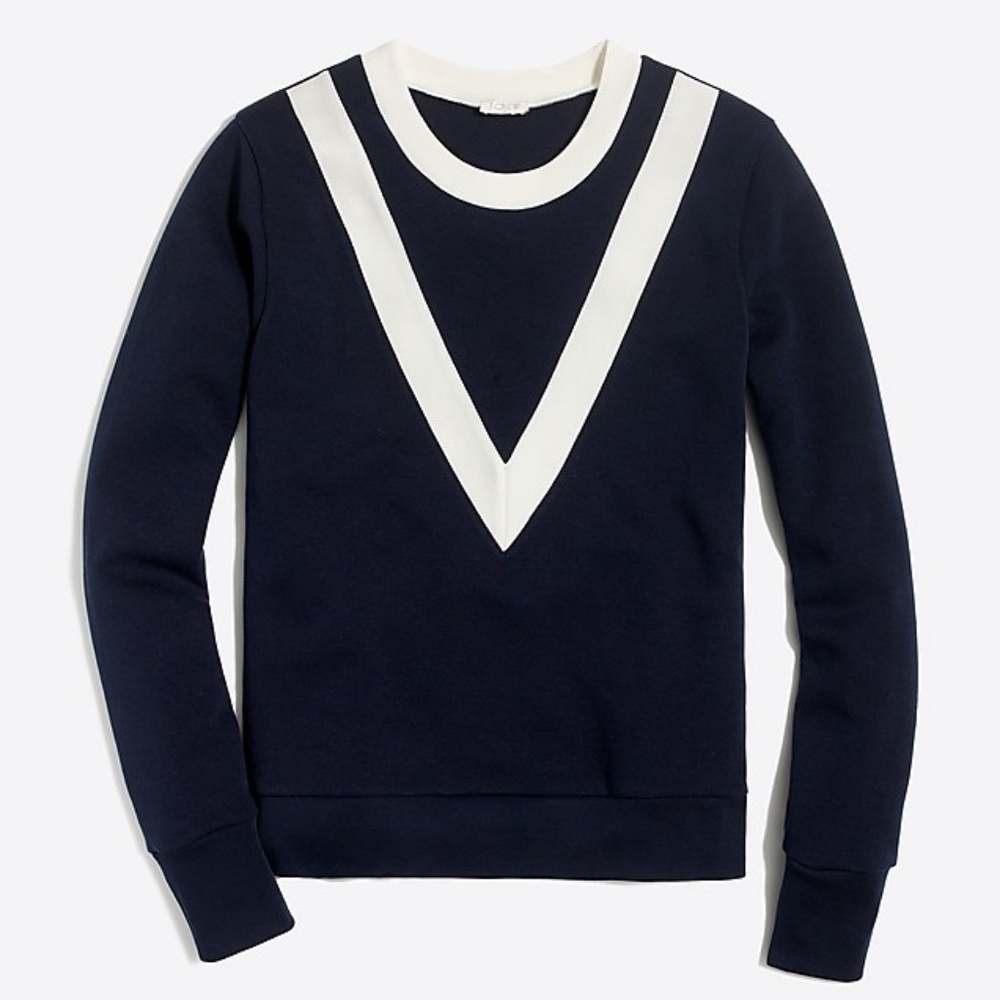 J.Crew Chevron Printed Sweatshirt